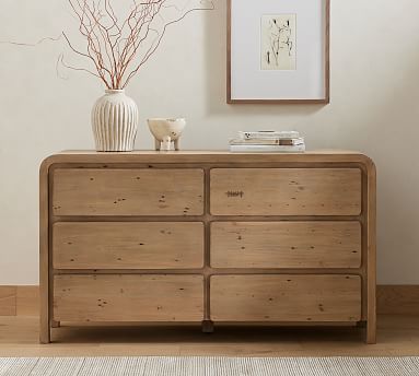 Bedford Reclaimed Wood 6-Drawer Dresser | Pottery Barn (US)