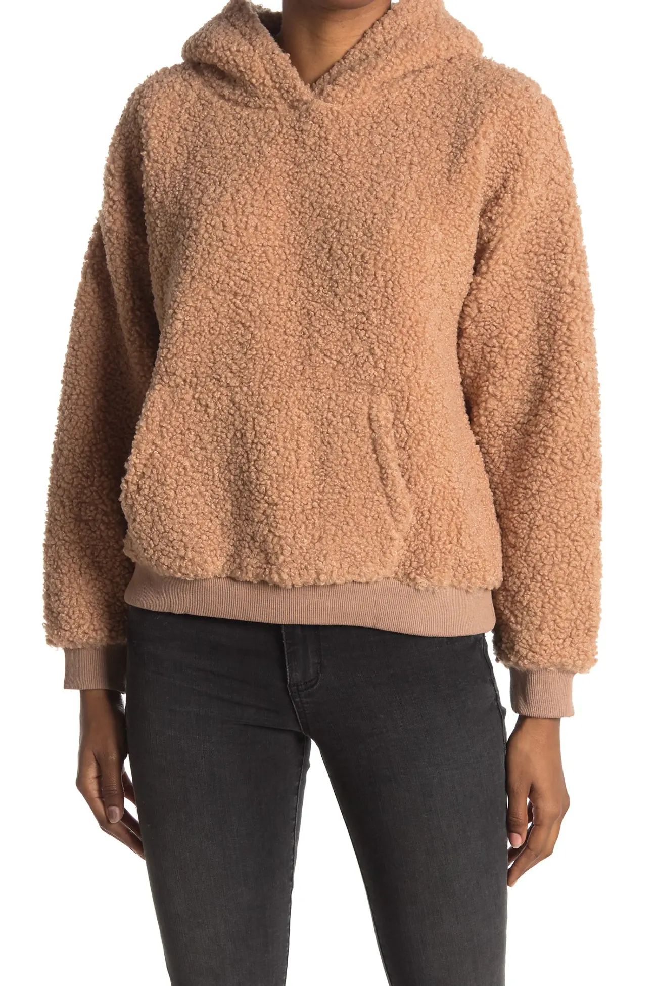 Lush | Teddy Hooded Sweater With Kangaroo Pocket | Nordstrom Rack | Nordstrom Rack