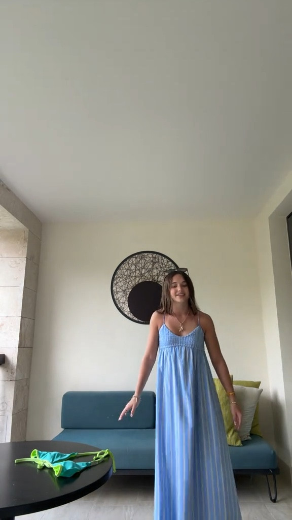 What Drew wore. Vacation style. Teen style. 
XS maxi dress


#LTKootd #LTKKids