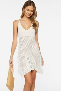 Crochet Y-Back Mini Dress | Forever 21 (US)