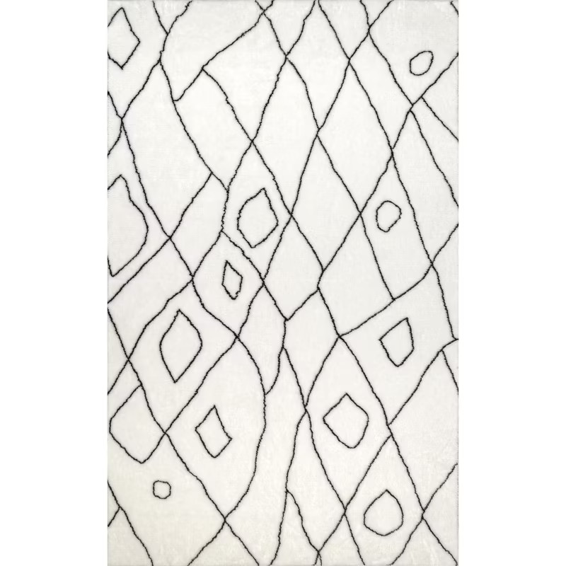 nuLOOM Sammie Abstract Boho Machine Washable Shag Area Rug | Target