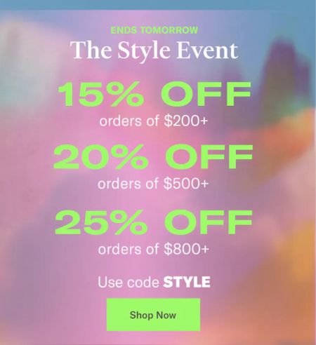 Shopbop sale, use code style for some great deals on some higher and pieces

#LTKSeasonal #LTKsalealert #LTKActive