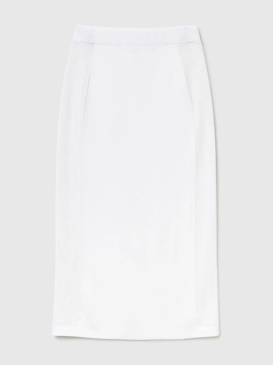 White slim fit pencil skirt - White | Benetton | Benetton (EU)