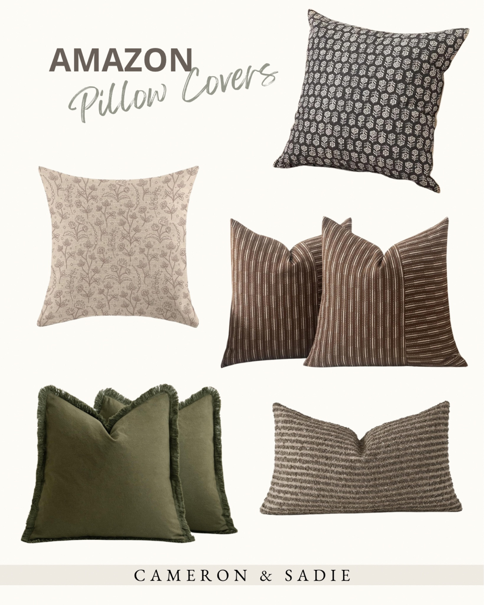 My picks: Amazon Pillow Covers

#LTKFindsUnder50 #LTKHome #LTKSeasonal
