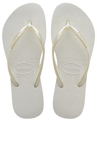 Slim Flip Flop in White | Revolve Clothing (Global)