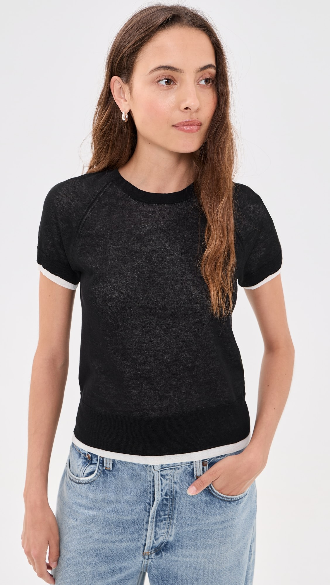 Double Layer Crew Tee | Shopbop