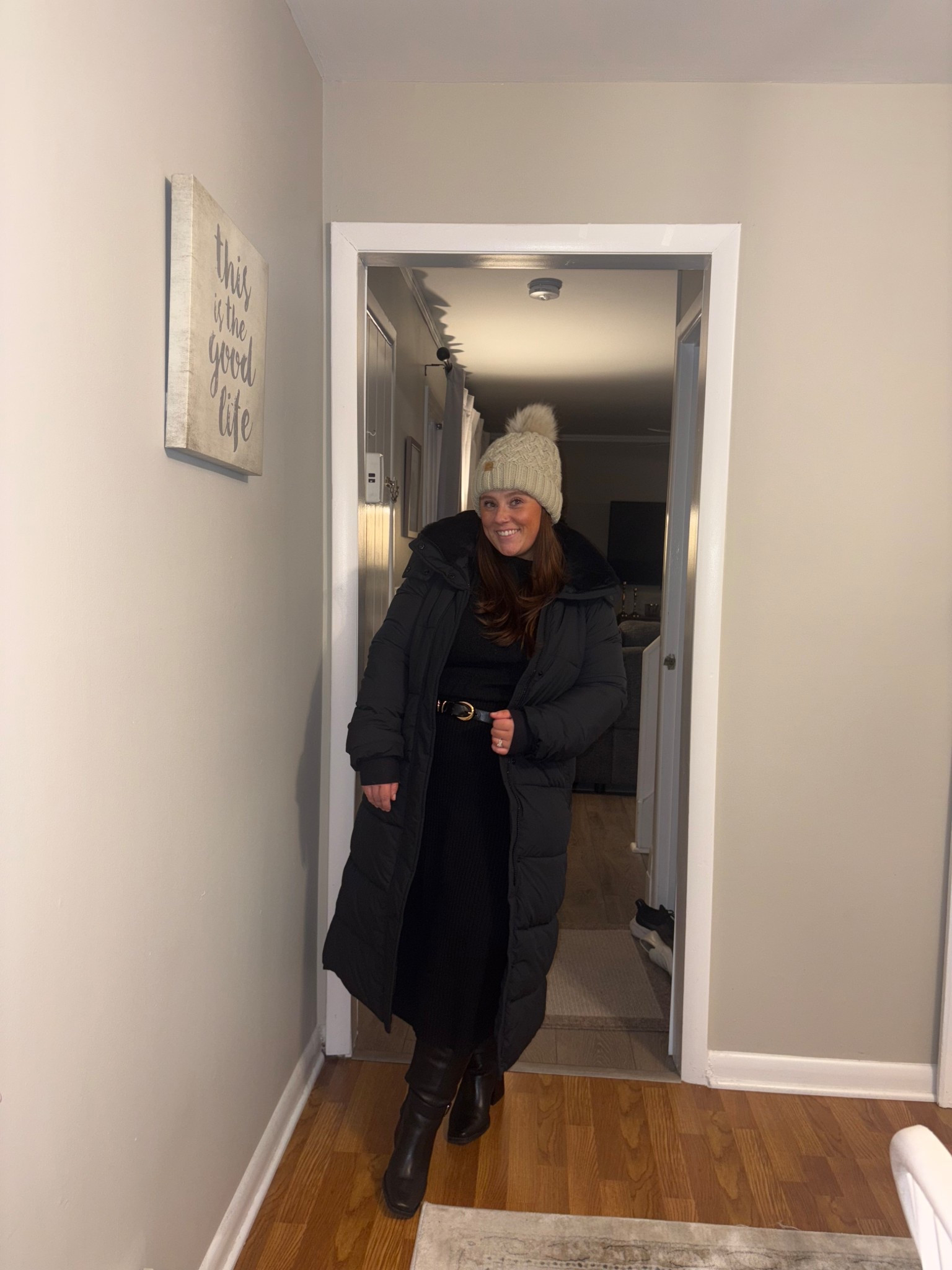 Winter wear! 🤍 This jacket keeps me so warm. 🤍

In size Medium for jacket! 
Sweater skirt in size large! 

#LTKGiftGuide #LTKSeasonal #LTKootd