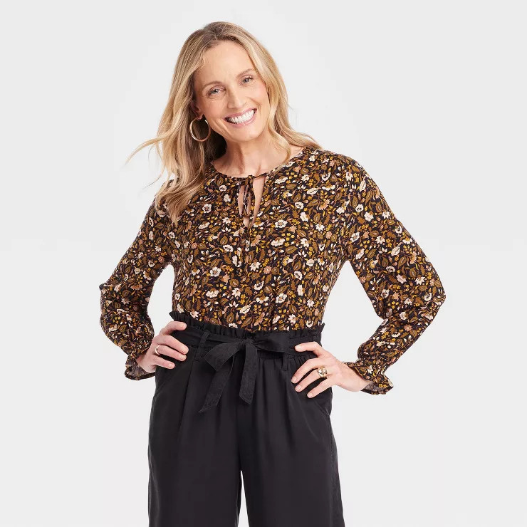 Women's Long Sleeve Blouse - Knox Rose™ | Target