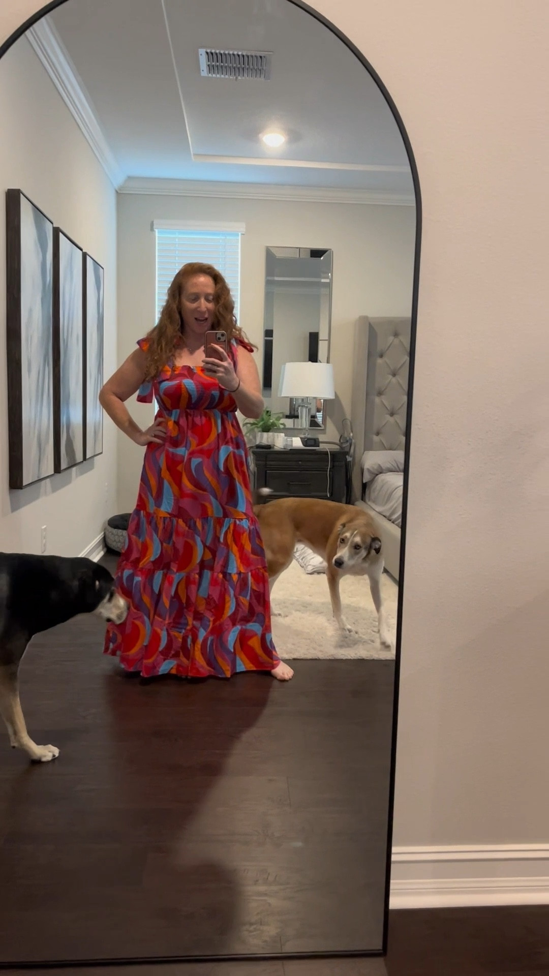 Did I find the perfect summer vacation dress?!? I think I’m in love (and so is Skye 🐾🐶)! Wearing a Large. I’d size down if in between sizes. 🏖️👗💞

#LTKTravel #LTKMidsize #LTKFindsUnder50