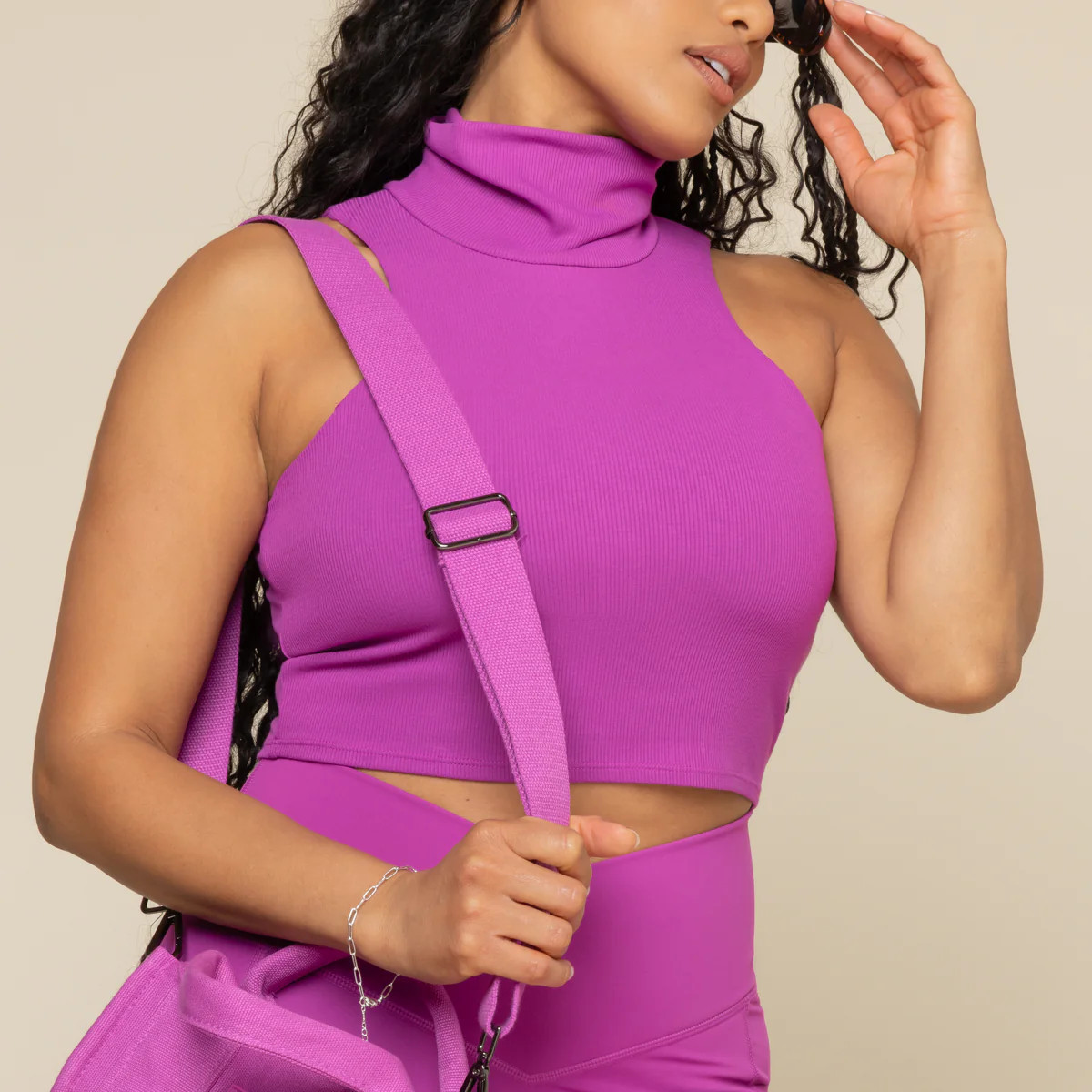 I Feel Cute Crop - Royal Orchid | POPFLEX