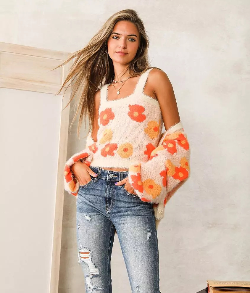 Floral Tank Top and Cardigan Set | Buckle
