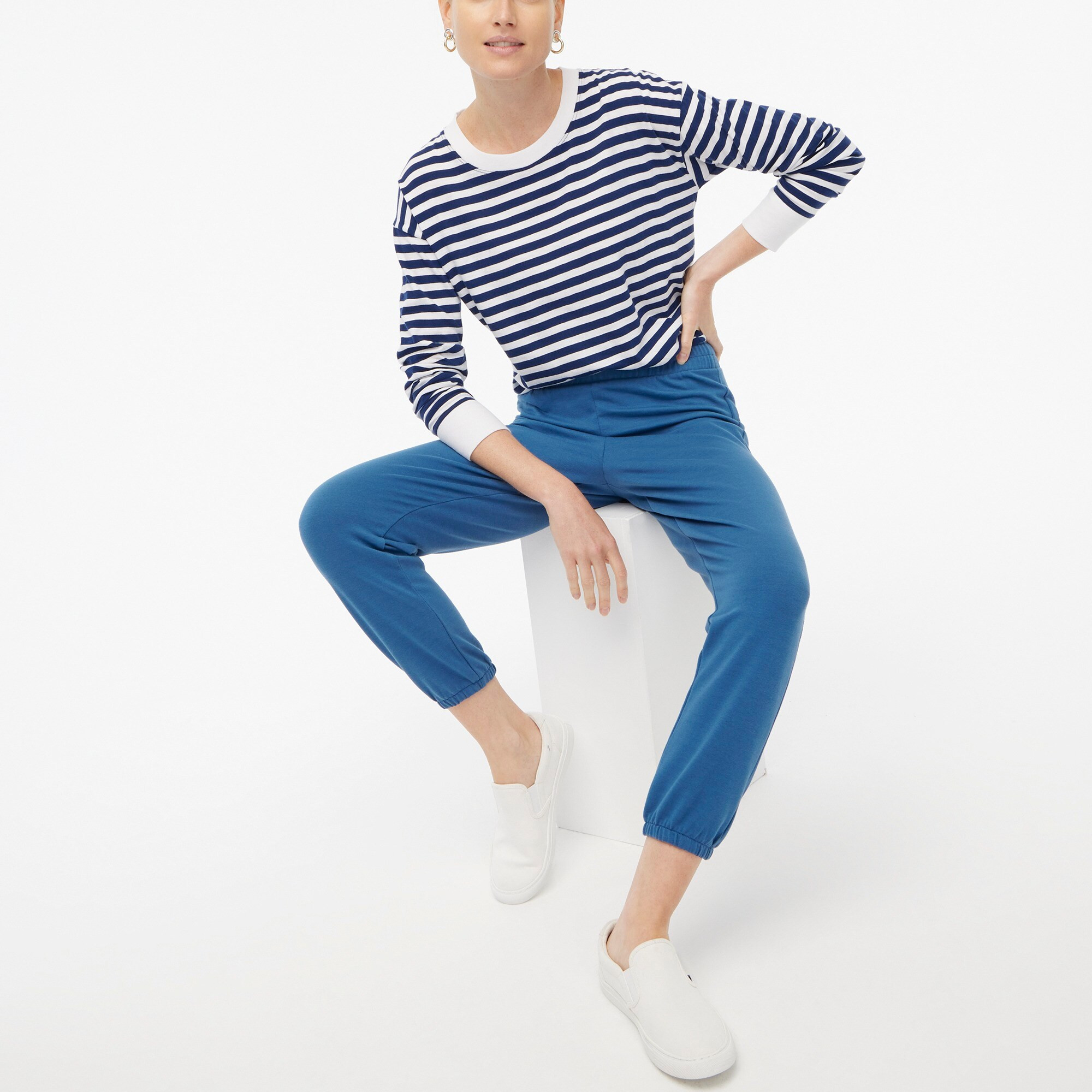 Long-sleeve striped tee | J.Crew Factory