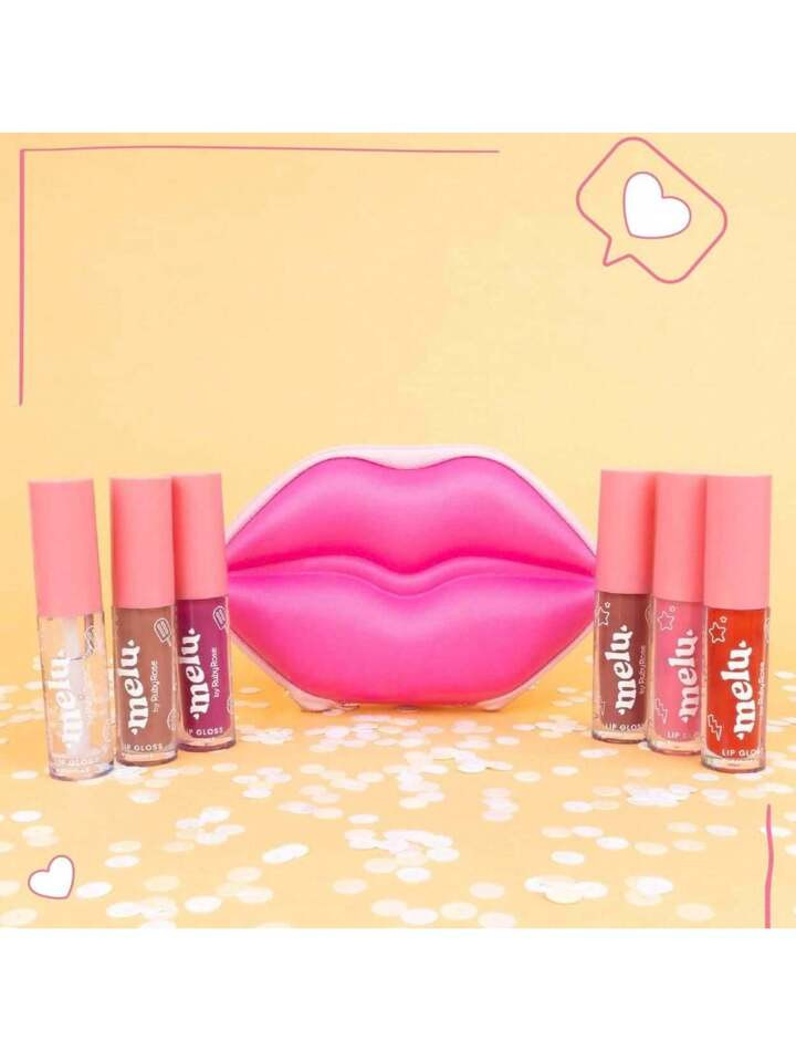 Lip Gloss Labial Melu Ruby Rose Batom Líquido | SHEIN
