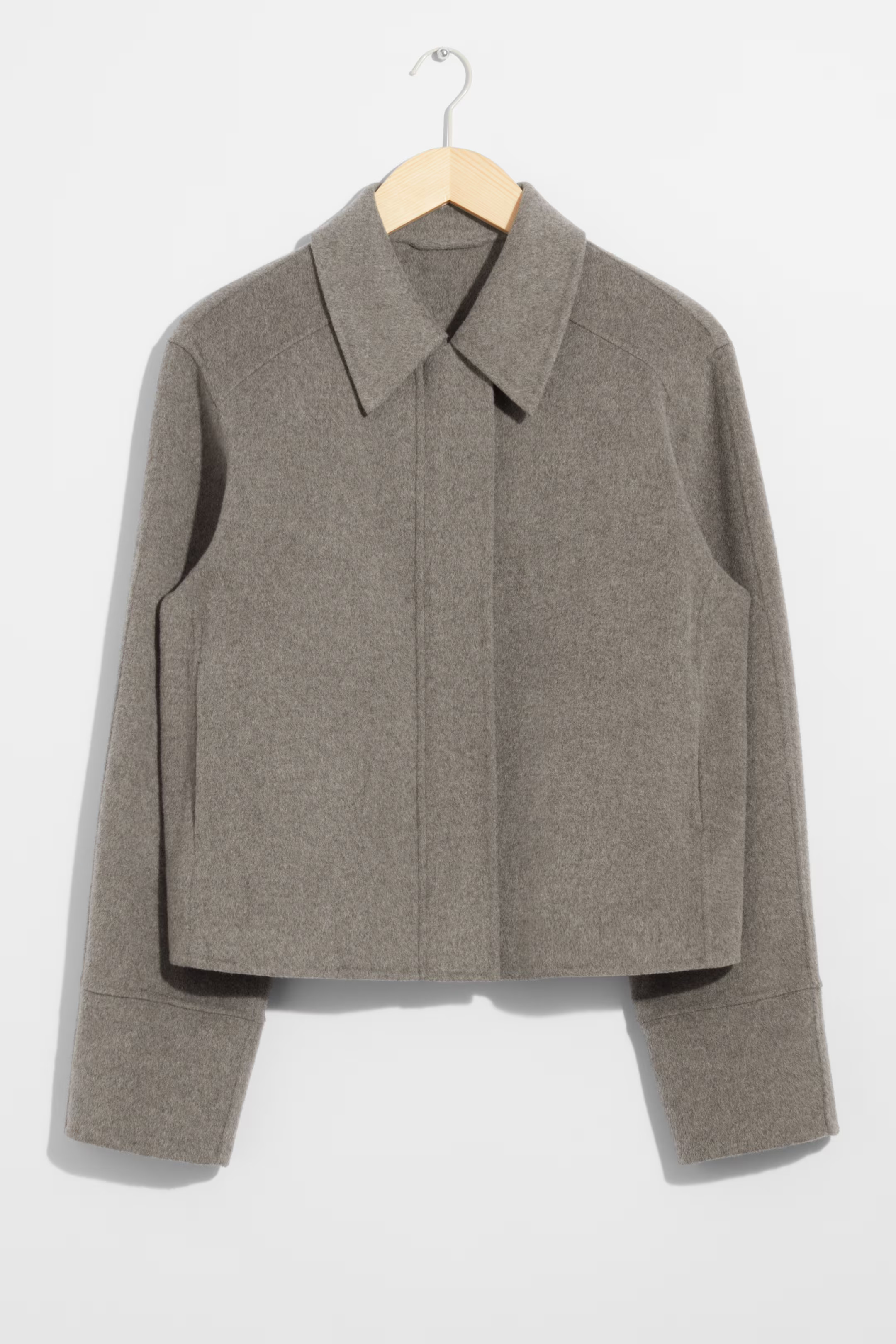 Collared Wool-Blend Jacket | H&M (UK, MY, IN, SG, PH, TW, HK)