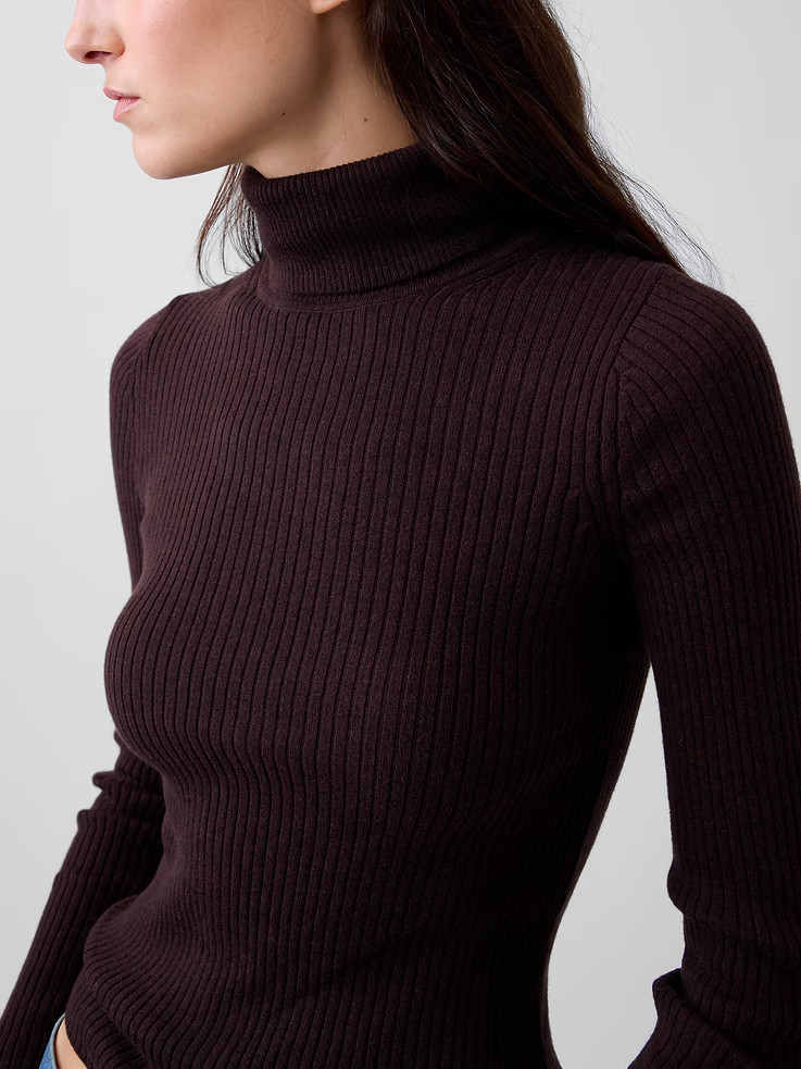Lightweight CashSoft Rib Turtleneck Sweater | Gap (US)