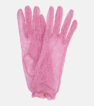 VLogo lace gloves