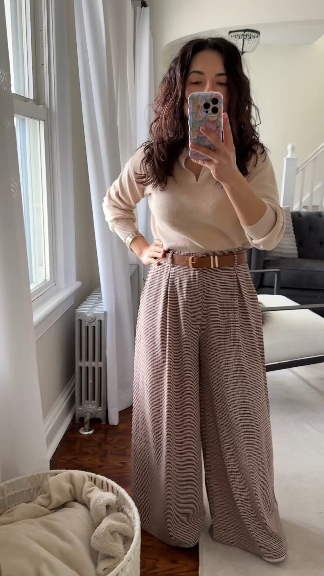 Work outfit of the day! Petite friendly wide leg pants. They come in several sizes and lengths on Amazon. Polo top from loft but I’ll link similar and the belt is from Amazon! Comfortable teacher outfit idea for spring 

#LTKFindsUnder100 #LTKPetite #LTKSpringSale