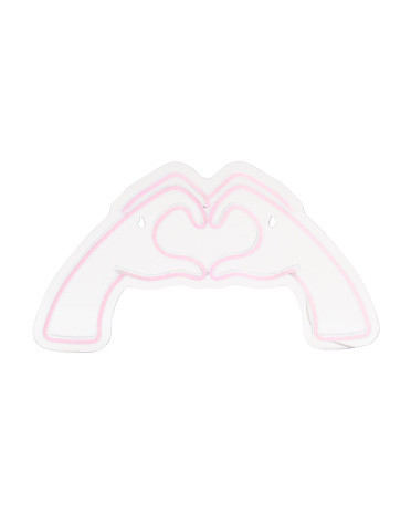 Led Neon Love Hands Hanging Sign | Valentine's Day | Marshalls | Marshalls