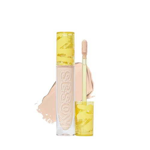 Kosas Revealer Concealer - Medium Coverage Makeup with Hyaluronic Acid, Conceals Dark Circles Under Eyes, Dark Spots and Blemishes + Brightens, Hydrates, Long-Lasting & Vegan, (Tone 3.2 O) | Amazon (US)