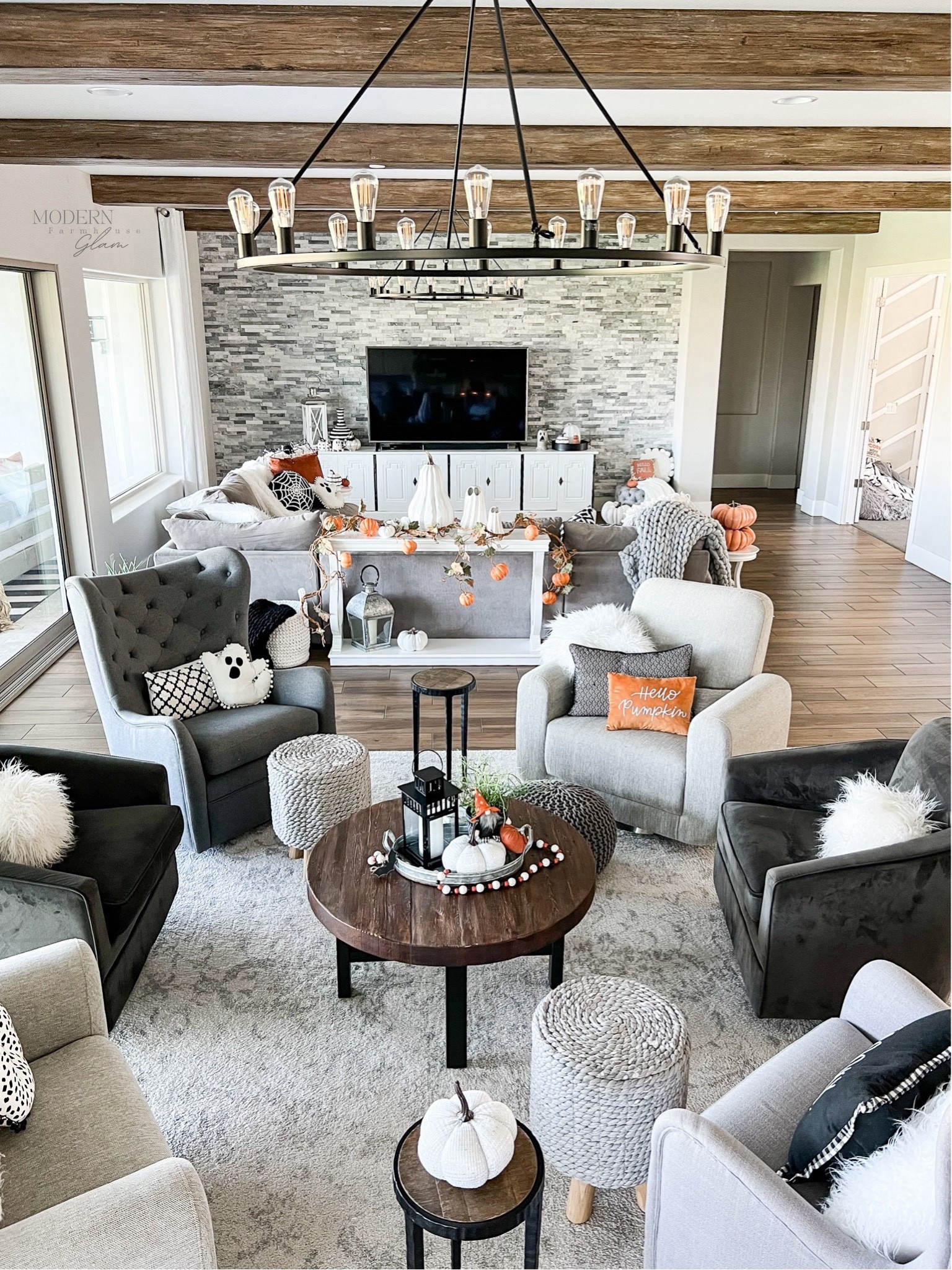 This is what we call The Conversation Area! Do you have a room like this in your home? 

It is the perfect spot for hanging out with friends and family. Our modern take on the traditional sitting room. Everyone gravitates to this area  

Squeezing in on a couch with company can be kind of awkward, right?! It’s nicer when everyone has their own chair. All of these chairs swivel and glide/rock, so it is a super comfortable spot for relaxing and talking. 

Which chair to you want? 


#LTKHome