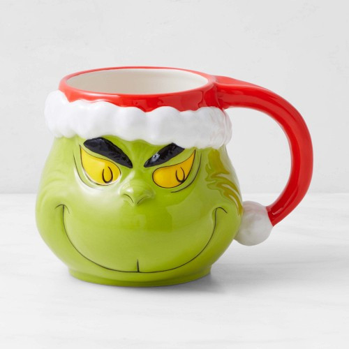 Figural The Grinch(TM) Mug | Williams-Sonoma