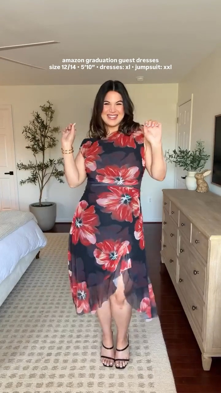 Graduation guest dresses all from Amazon!

Wearing a size xl in all dresses except light blue dress is a size large and jumpsuit is a size xxl



#LTKSeasonal #LTKootd #LTKMidsize