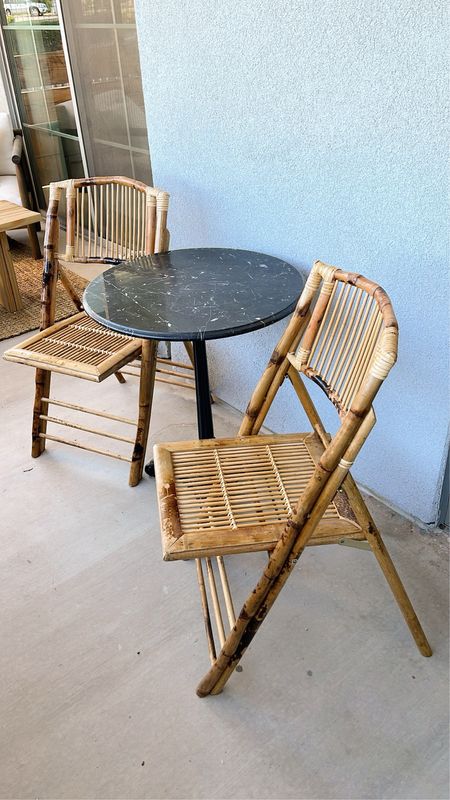 Bamboo folding chairs

#LTKhome