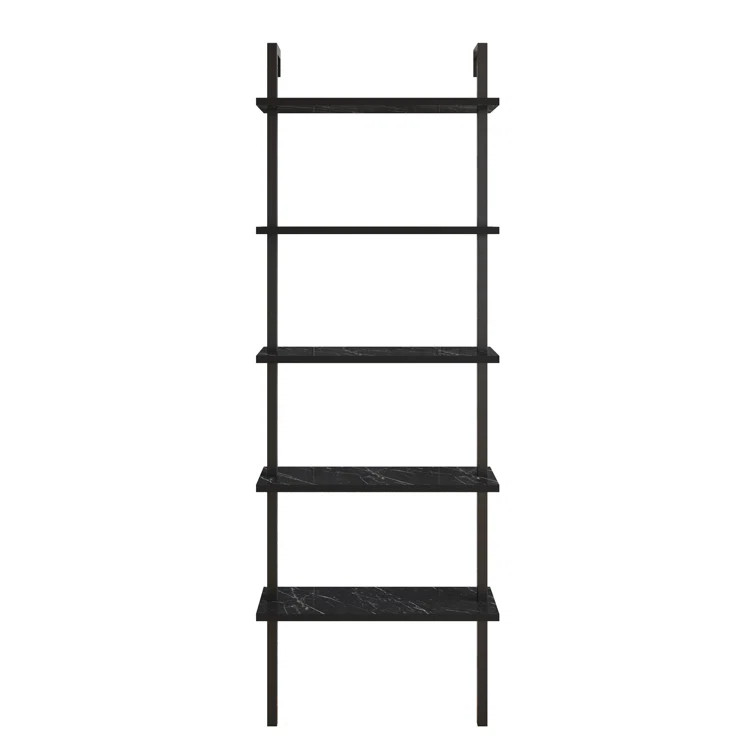 Rother 68.5'' H x 23.6'' W Steel Ladder Bookcase | Wayfair North America