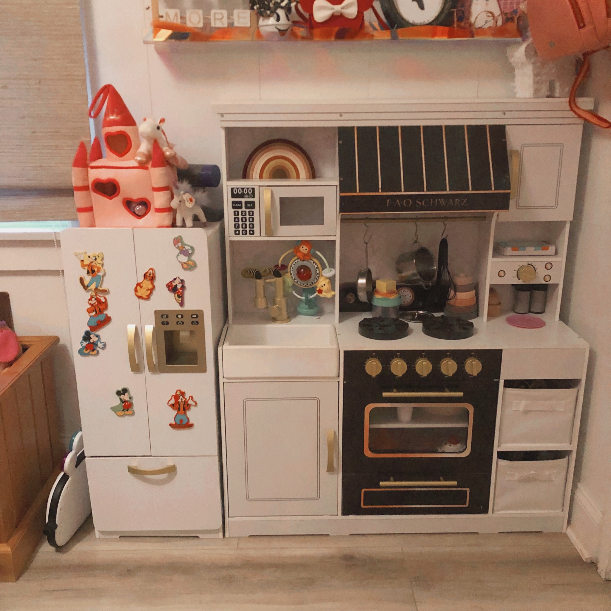 Christmas gift alert! On sale!! Christmas gift, sale on Christmas gift! 
Best play kitchen! Target has a ton on sale right now… get them now at a great price!! 

Ours is the FAO Schwartz one. I love the colors and the actual storage is great! The refrigerator is magnetic and comes with a few small magnets (always be careful with small pieces)  

#LTKkids #LTKfamily #LTKSeasonal