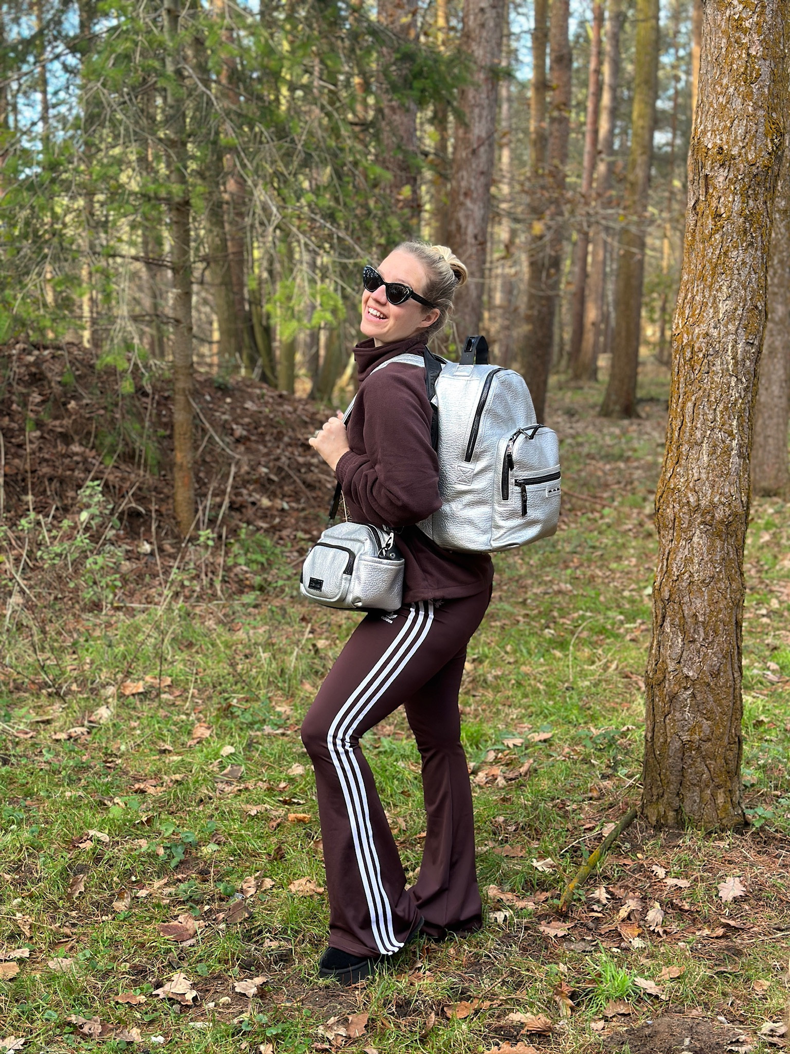 Adidas tracksuit, brown adidas leggings, adidas fleece, kids adidas outfit, red outfit, outfits outfit, Tiba & Marl, walking outfit, JD sports, changing bag, mum bag

#LTKstyletip #LTKSeasonal #LTKeurope
