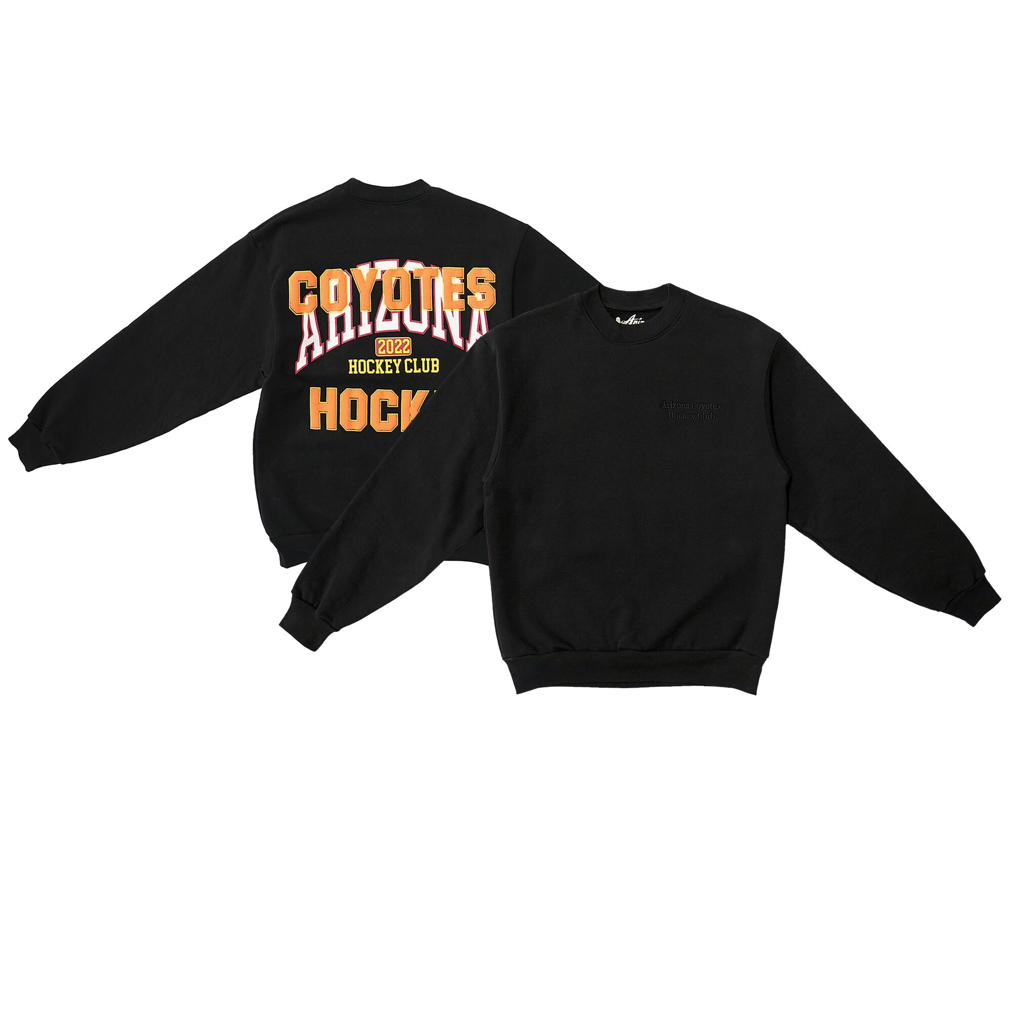 Men's Arizona Coyotes  Black Desert Hockey Club Pullover Sweatshirt | NHL Shop