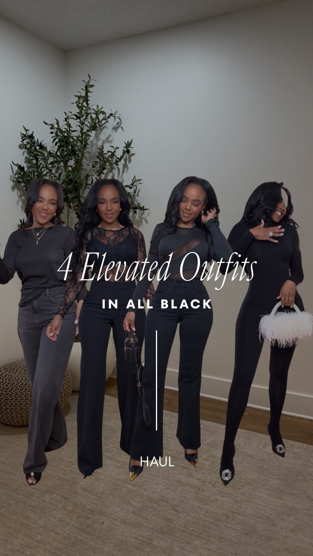 All-black outfits are my forever go-to, and these are the kind of elevated looks I reach for when I want to feel confident, put-together, and effortlessly chic.

Each look is built around flattering fits, clean lines, and pieces you can re-wear over and over — date night, dinner plans, girls’ night, or anytime you want that polished black-on-black moment. Nothing trendy for one wear… just solid staples that work hard in your wardrobe.

Everything is linked below for easy shopping.
If an item shows in a different color, click it — the same silhouette comes in multiple options.

For reference, I’m wearing a size Small
5’4” | 140 lbs | 36D | 36-27-40

🖤🖤🖤


#LTKValentine #LTKPetite