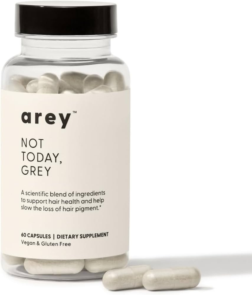 Arey Not Today, Grey Daily Hair Supplement for Women & Men | Slows Grey Hair Growth & Repigment i... | Amazon (US)