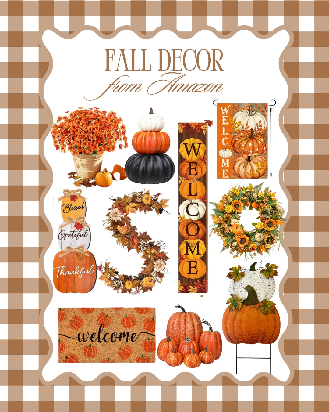 Fall decorating season is almost here! 🍂 These Amazon finds are perfect for adding cozy autumn touches to your home. 🎃🏡 

 #LTKootd #LTKSeasonal #LTKSaleAlert