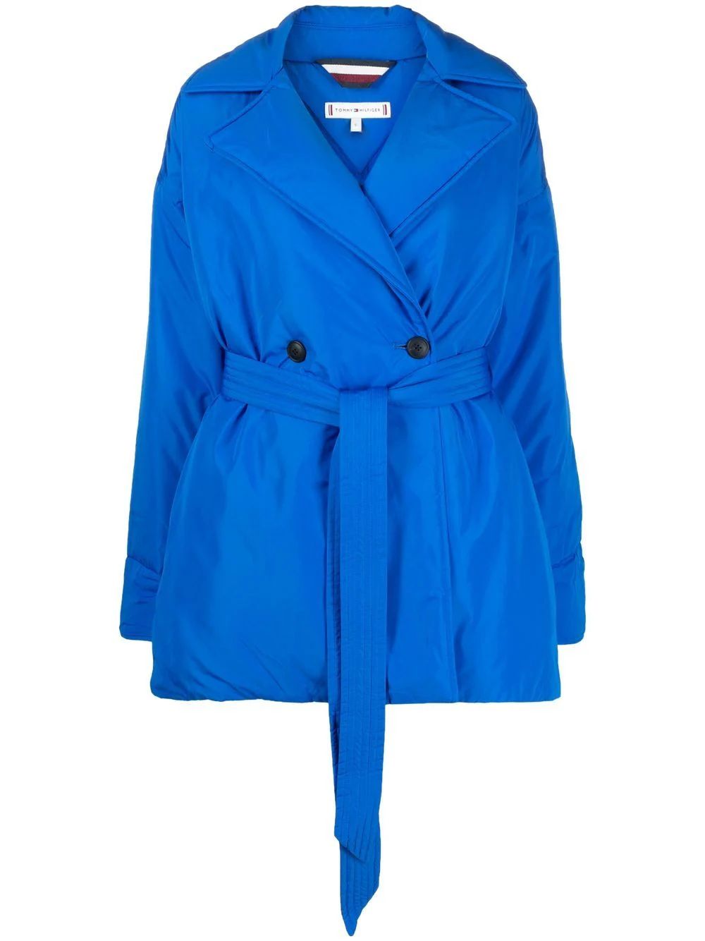 double-breasted belted coat | Farfetch Global