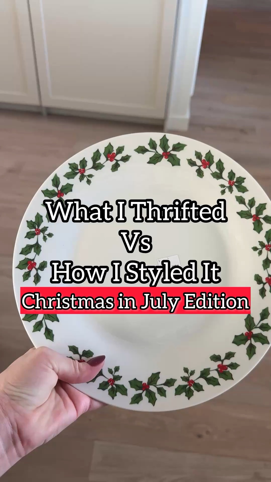 Another favorite and SUPER easy thrifted Christmas upcycle from last year! Keep your eye out for cute Christmas plates, grab a clock kit, and have some fun making your own DIY Christmas clock! 
.
.
.
#thriftedhome #vintagehome #thriftedchristmas #christmascrafts #upcycleddecor

#LTKSeasonal #LTKHome #LTKvlog