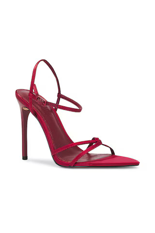 Steve Madden Stellina Sandal in Red Satin from Revolve.com | Revolve Clothing (Global)