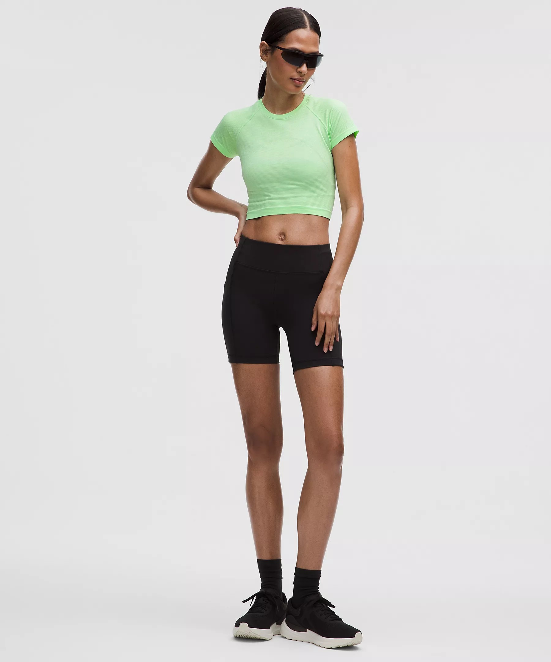 Swiftly Tech Cropped Short-Sleeve Shirt 2.0 | Lululemon (US)