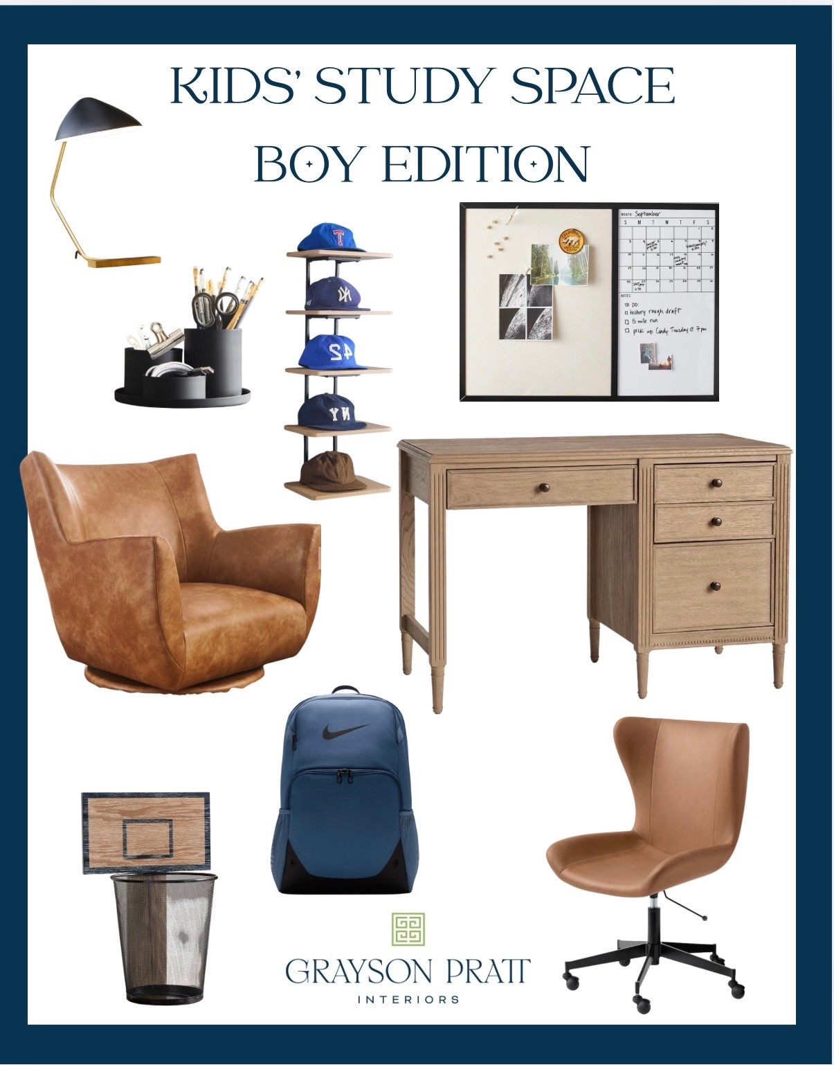 If you decorate it, they will study. Most people think decorating is for girls’ rooms but boys thrive in a room personalized for them.

#LTKHome