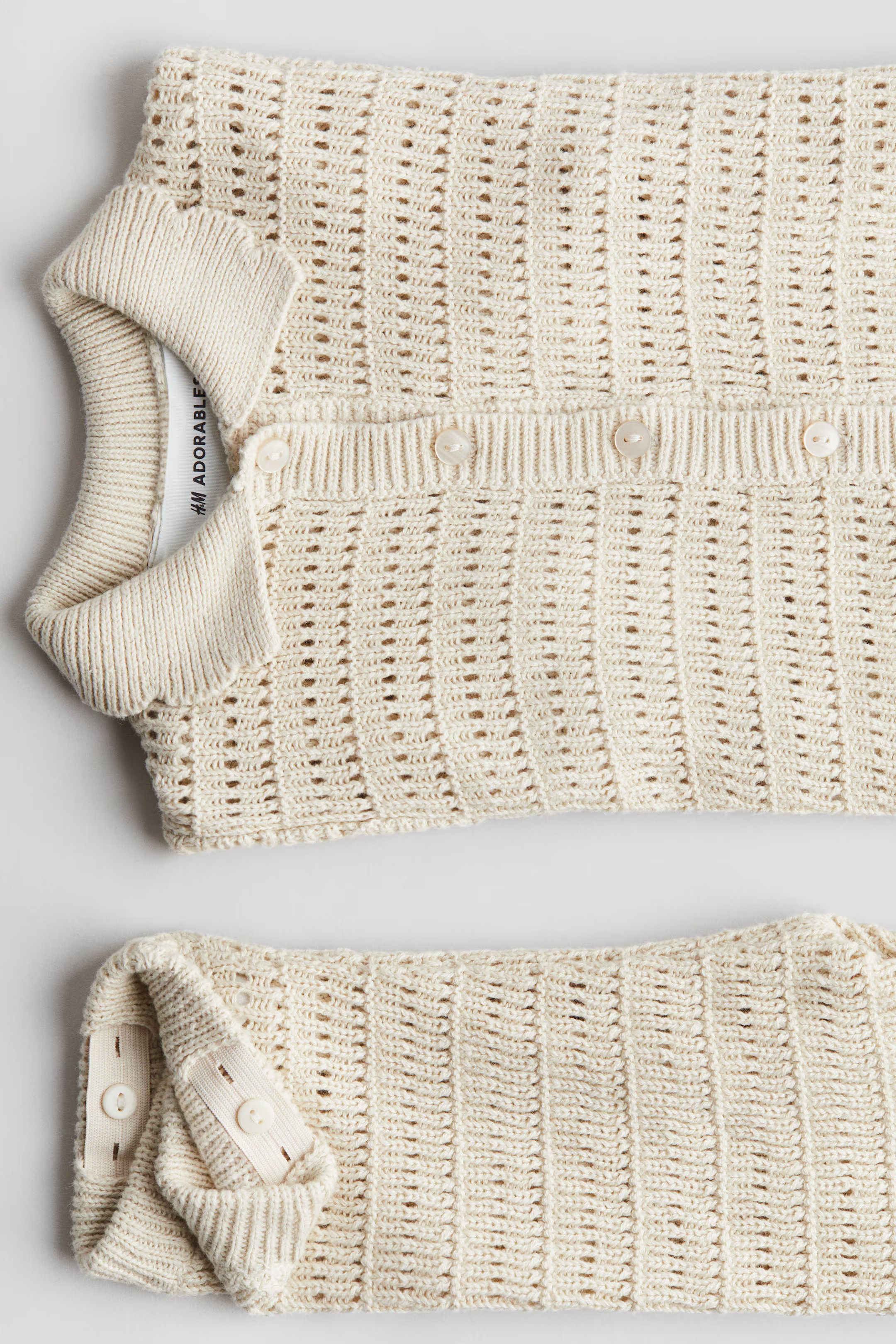 2-piece Pointelle-Knit Cotton Set | H&M (US + CA)