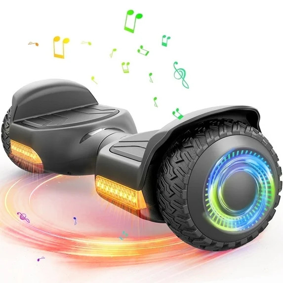 MIHOVER 6.5" Kids Self Balancing All-Terrain Hoverboard-UL 2272 Certified,LED Lights,Bluetooth Sp... | Walmart (US)
