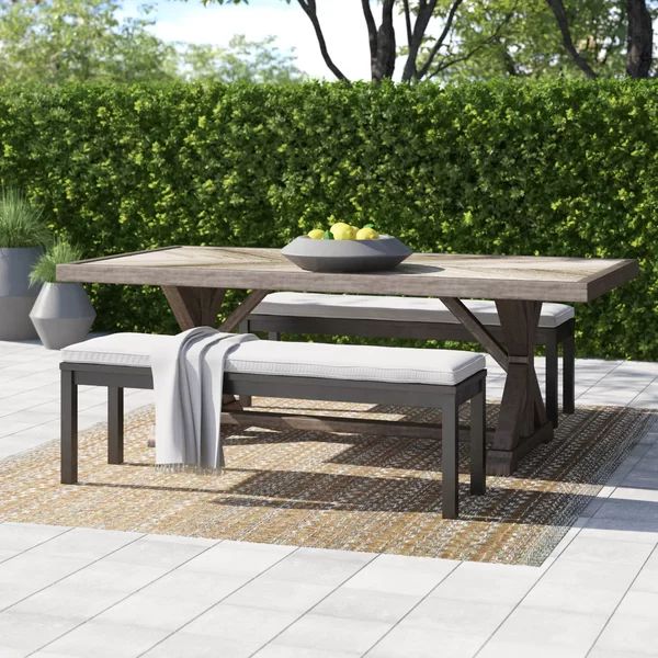 Danny Porcelain Outdoor Dining Table | Wayfair North America