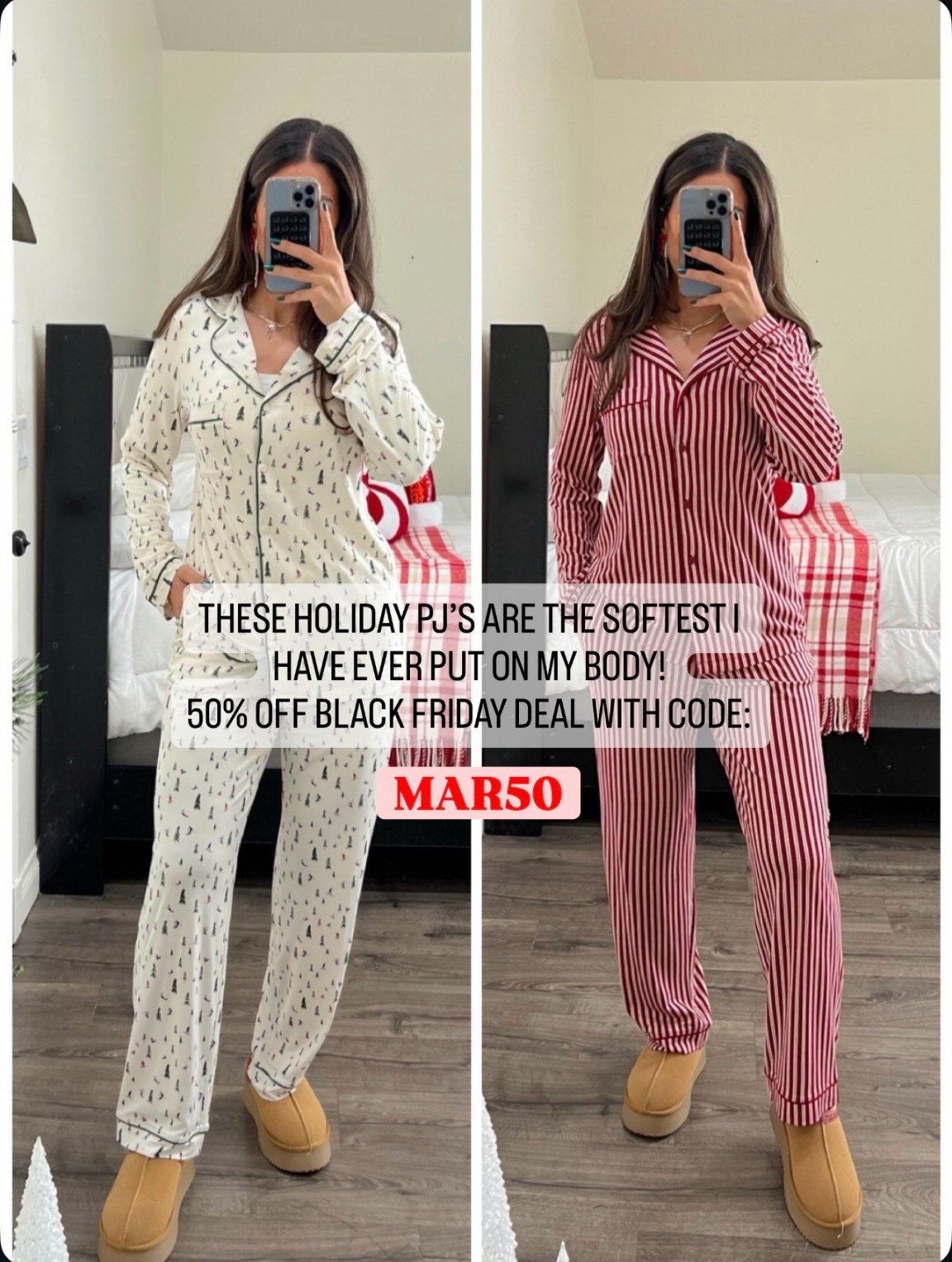 Holiday pajamas from Tommy John! So comfy, so soft and cute! Get 50% off with my code: MAR50

#LTKCyberWeek #LTKHoliday #LTKSaleAlert