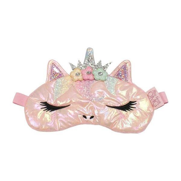 Miss Gwen Unicorn Puffer Pink Sleep Mask | Maisonette