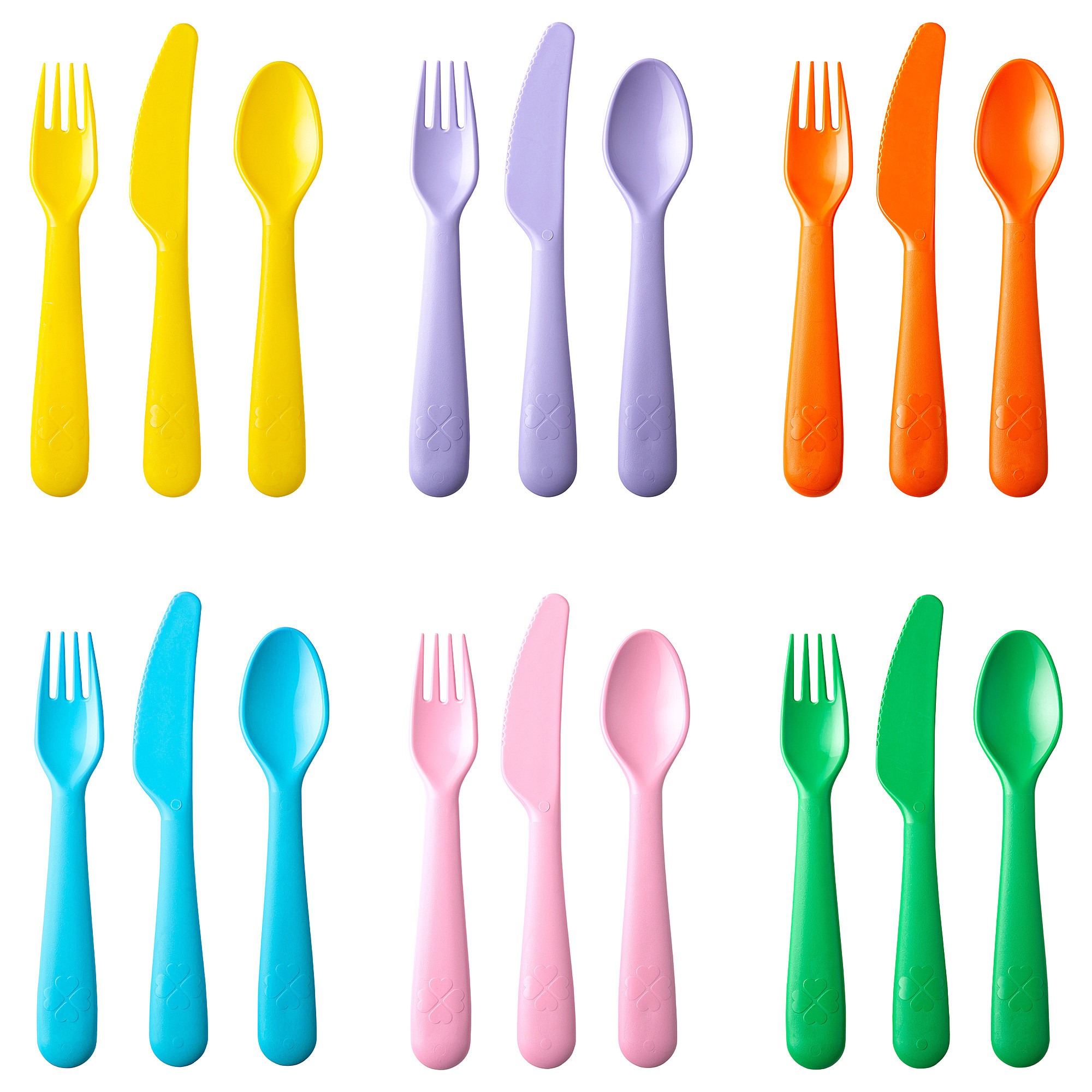 KALAS 18-piece flatware set, mixed colors/seasonal edition | IKEA US