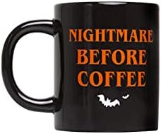 Pearhead Nightmare Before Coffee, Halloween Novelty Mug, Fall Home Dećor Accessories, Holiday Gi... | Amazon (US)