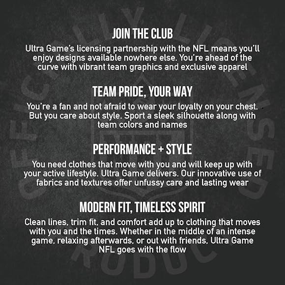 Ultra Game NFL Boys Active Crew Neck T-Shirt | Amazon (US)