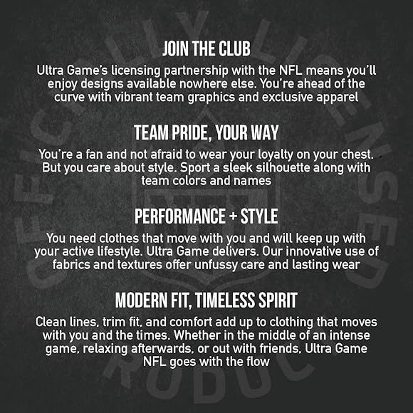 Ultra Game NFL Boys Active Crew Neck T-Shirt | Amazon (US)