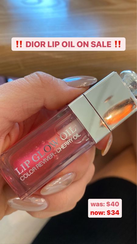 Dior lip oil on sale from Nordstrom!! My all time favorite lip gloss 💋

#LTKbeauty #LTKfindsunder50 #LTKsalealert