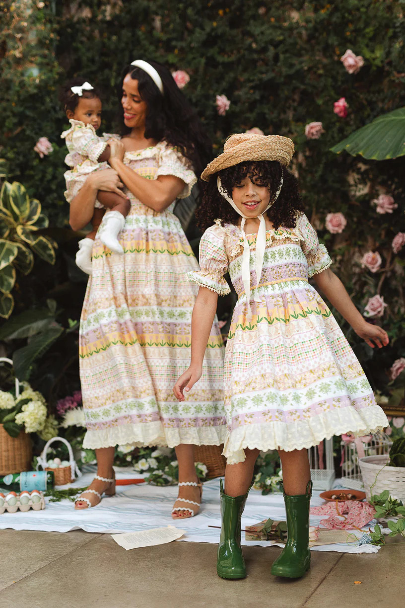 Mini Boxwood Blossoms Dress - FINAL SALE | Ivy City Co